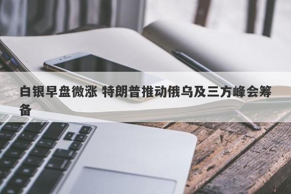 白银早盘微涨 特朗普推动俄乌及三方峰会筹备
